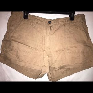 Tan Linen H&M Shorts